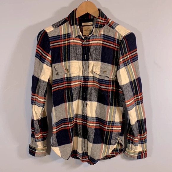 American eagle classic fit womens size small amazingly soft fall flannel button - Picture 1 of 8